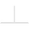 Ekena Millwork Portland Architectural Grade PVC Gable Bracket, 108"W x 67 1/2"H x 4"D x 4"F, 15/12 Pitch GBP108X68X0404POR00 - alternate 3